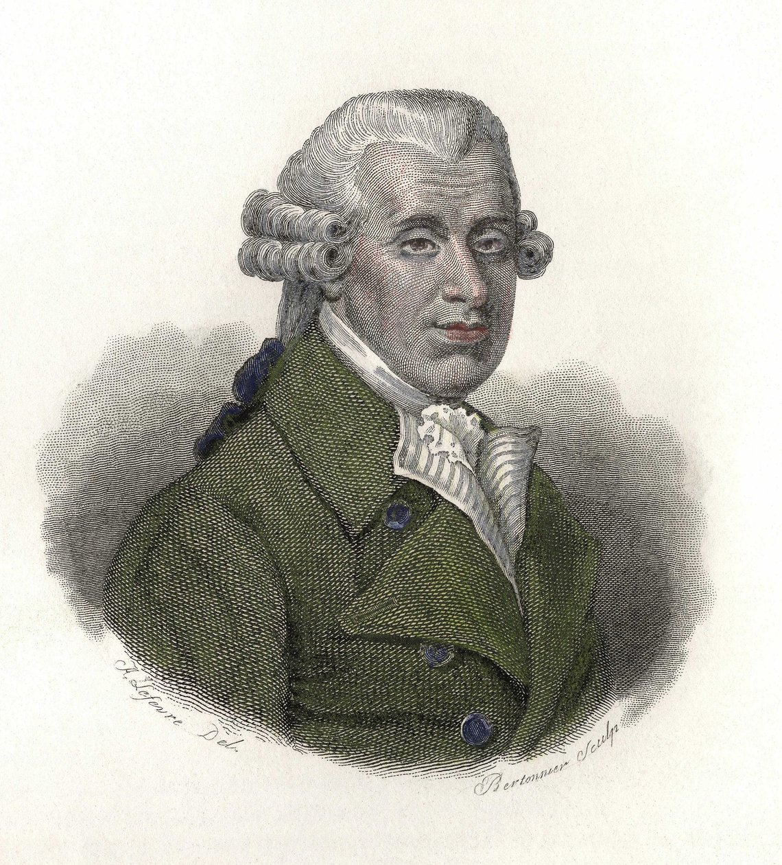 Retrato de William Hawes de French School