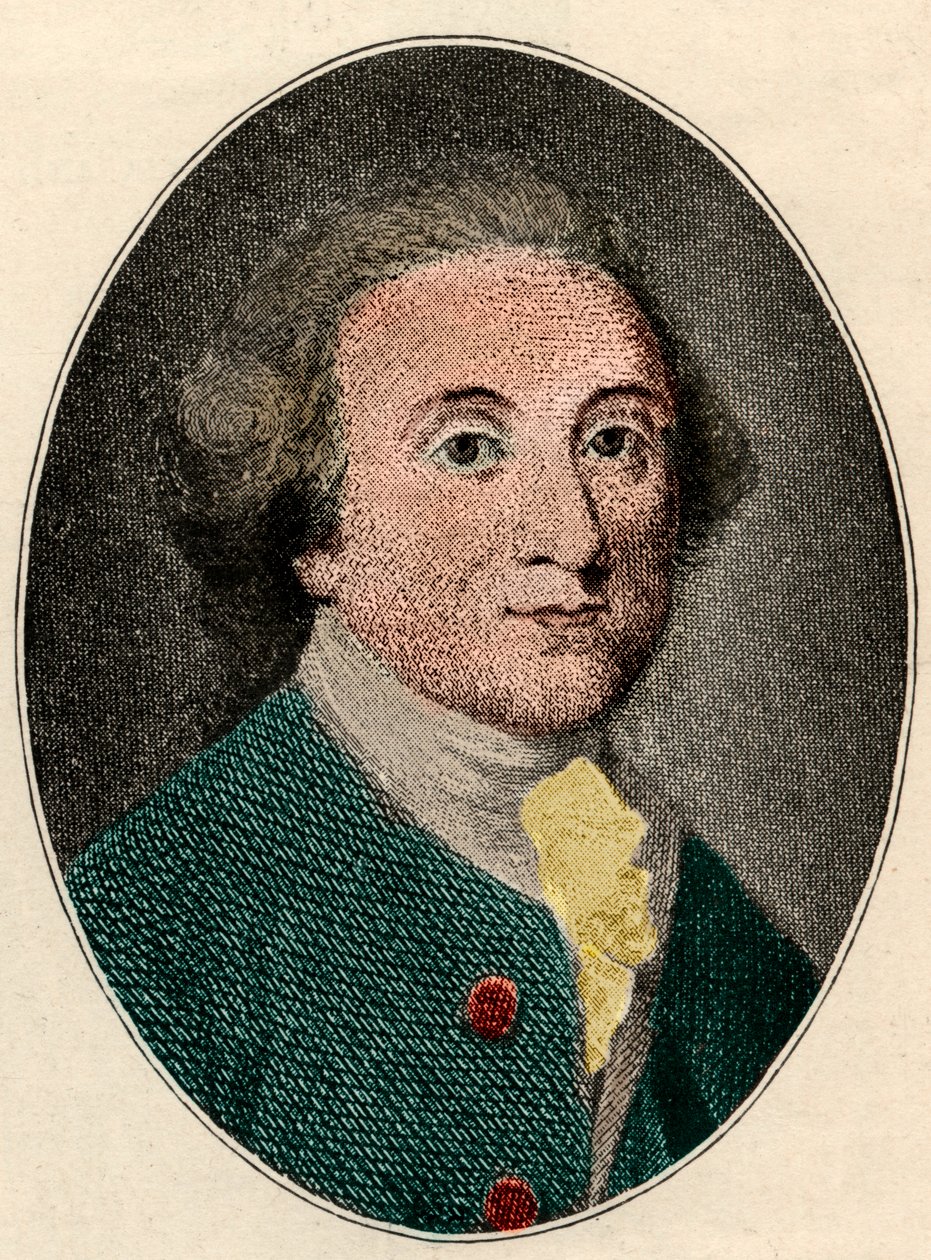 Retrato de William Whitehead (poeta inglés) (1715-1785) de French School