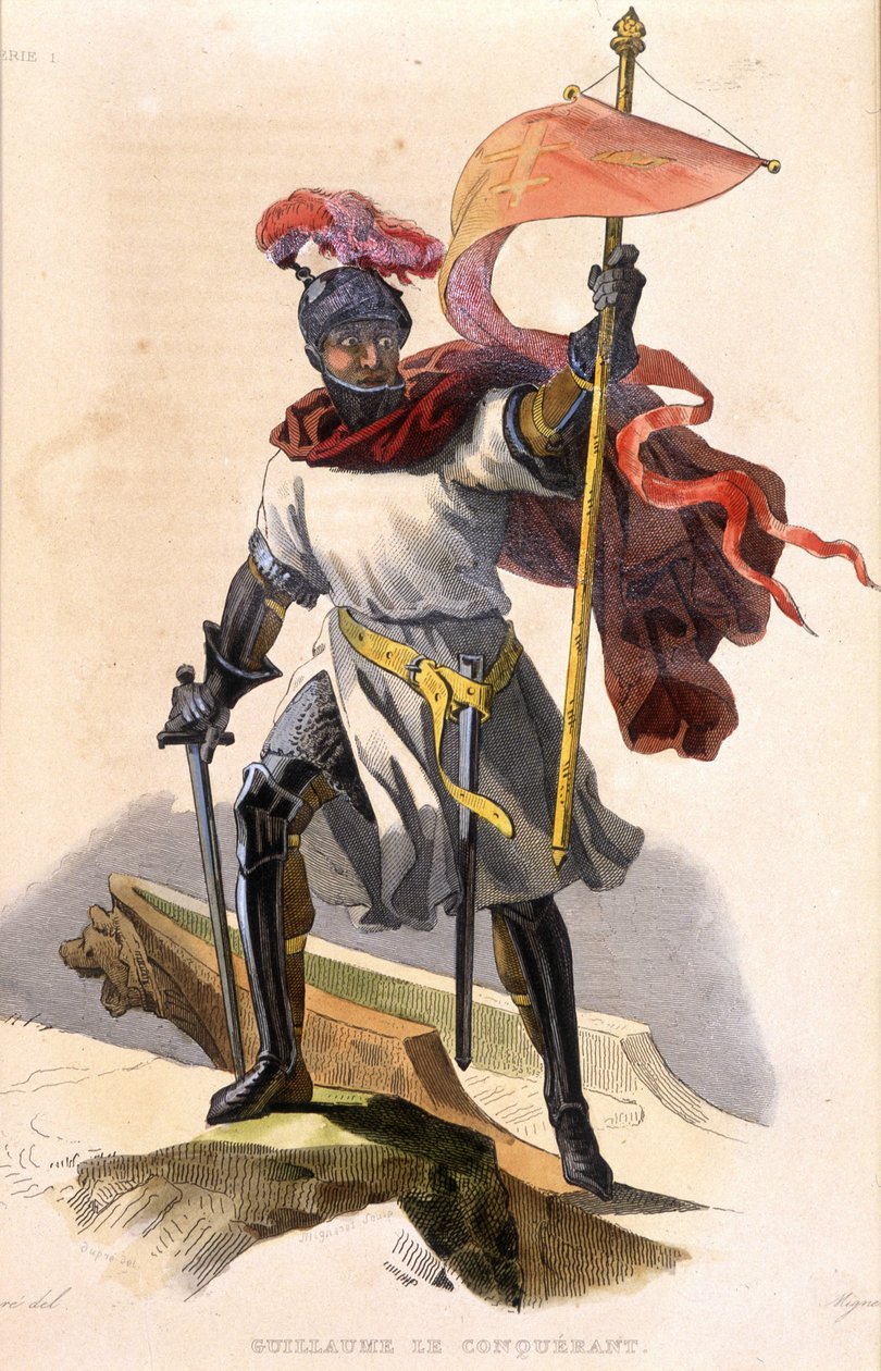 Retrato de Guillermo el Conquistador - en “Le Plutarque francais”, ed. Mennechet de French School