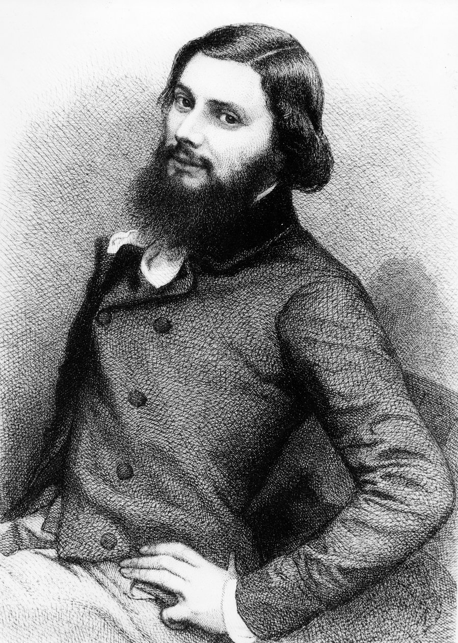 Retrato de un joven Gustave Courbet, c.1840s de French School