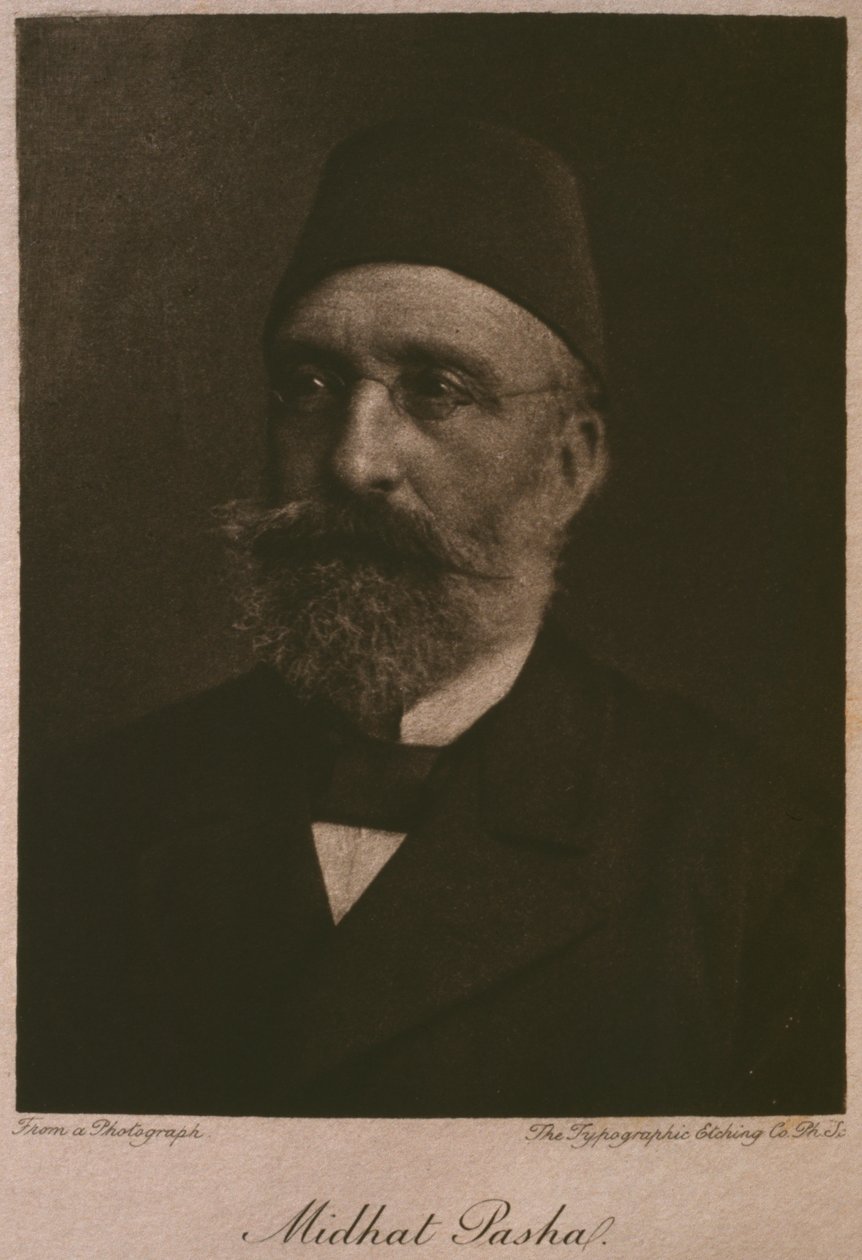 Retrato del Jedive Tawfik, de LEgypte de Georg Moritz Ebers (1837-98), 1881 de French School