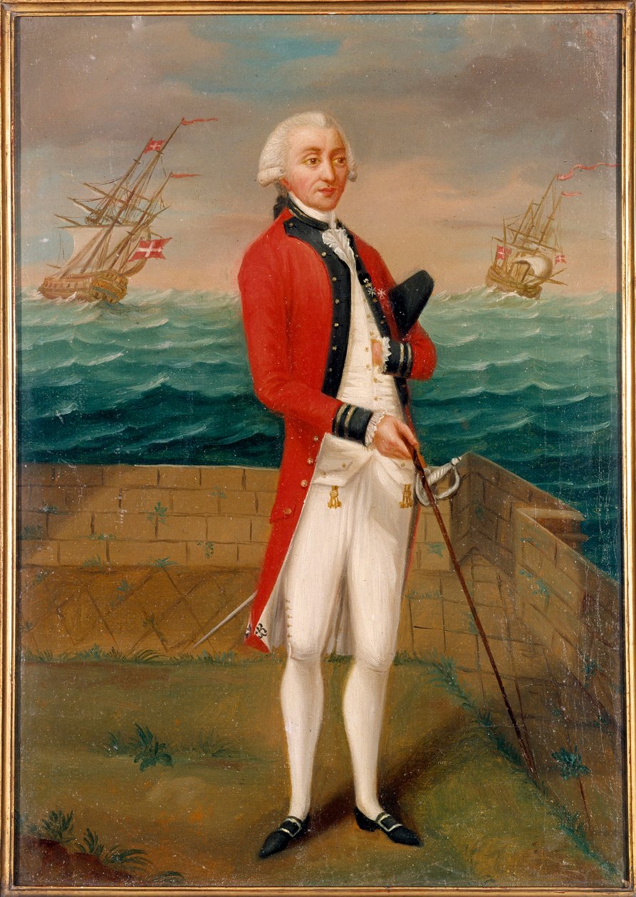 Retrato del Caballero de Favray (1706-1791) oficial de las galeras de Malta de French School