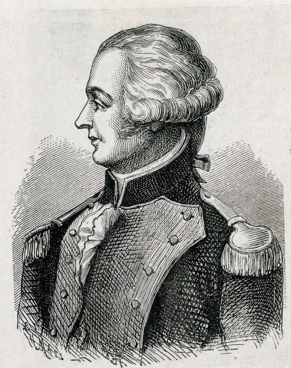 Retrato del Marqués de Jouffroy (1751 - 1832) - en “Album of Science; illustrious scholars; Grandes discoveries” 1896. de French School