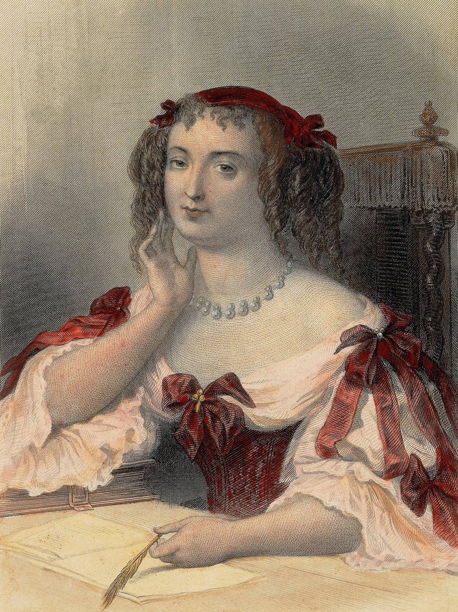 Retrato de la marquesa de Sevigne de French School
