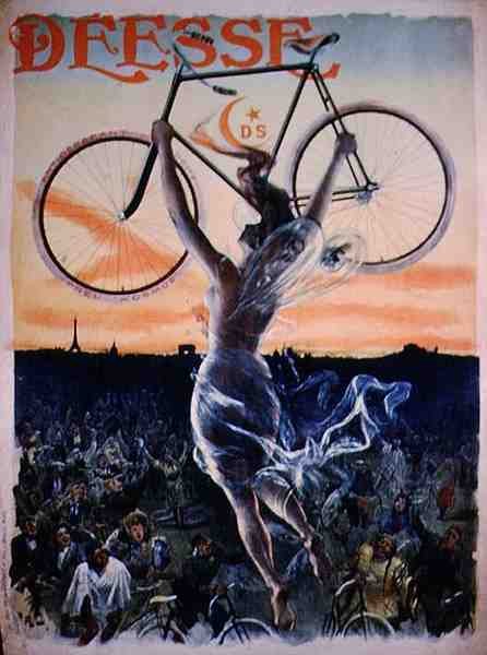 Póster publicitario de bicicletas 