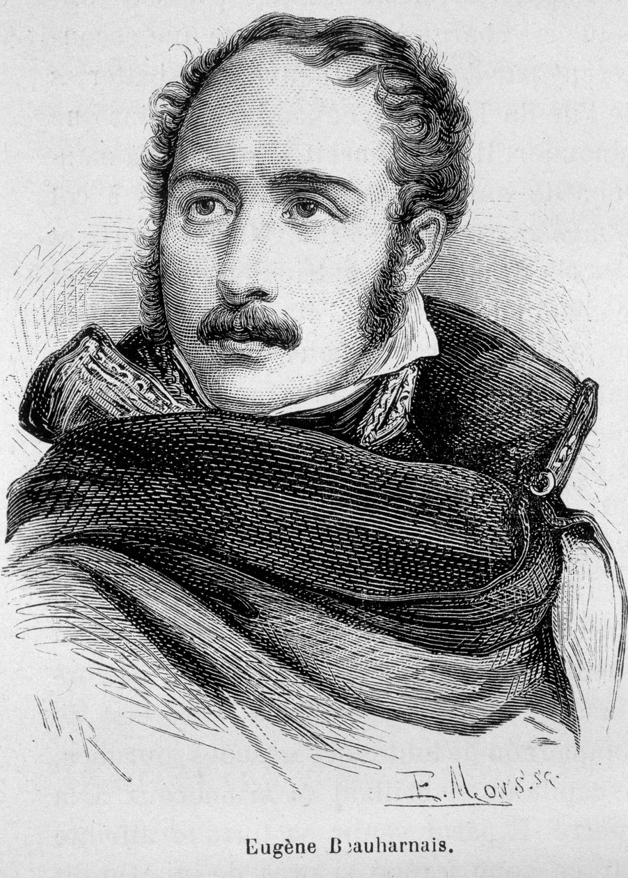 Príncipe Eugenio Rose de Beauharnais (1781-1824, hijo de Alexandre de Beauharnais y Josefina) - en “L