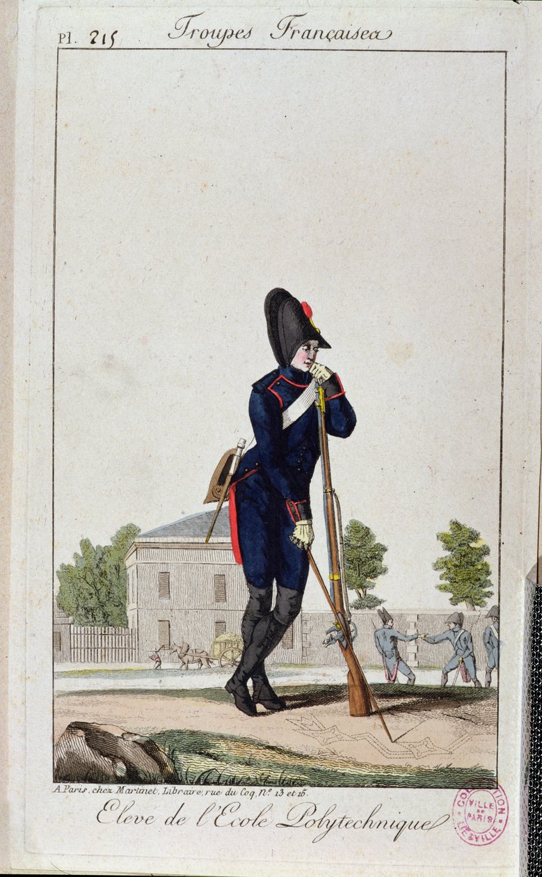 Alumno de la Politécnica, de Troupes Francaises c.1805 de French School