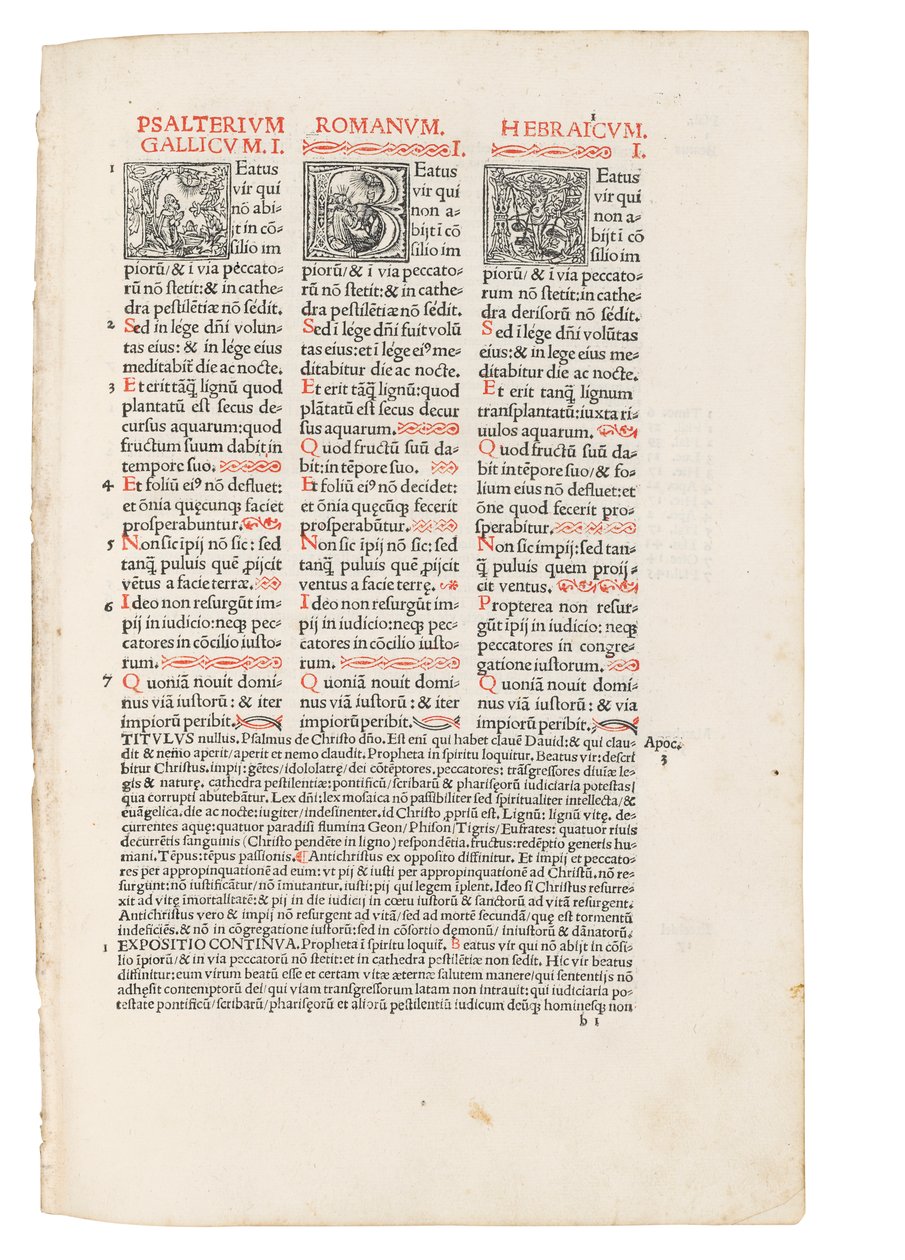 Quincuplex Psalterium, editado por Jacques Le Fèvre d