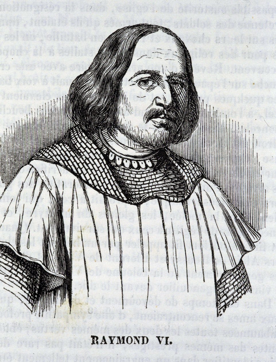 Raymond VI en “La Mosaique du midi”, Toulouse de French School