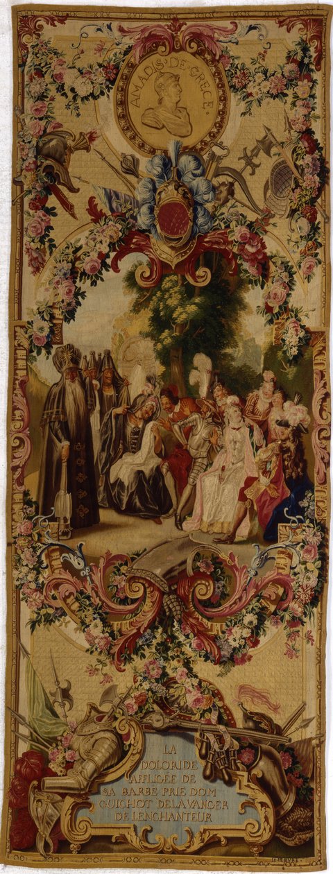 Tapiz de Gobelinos de la Regencia con la historia de Don Quijote, 1717-18 de French School