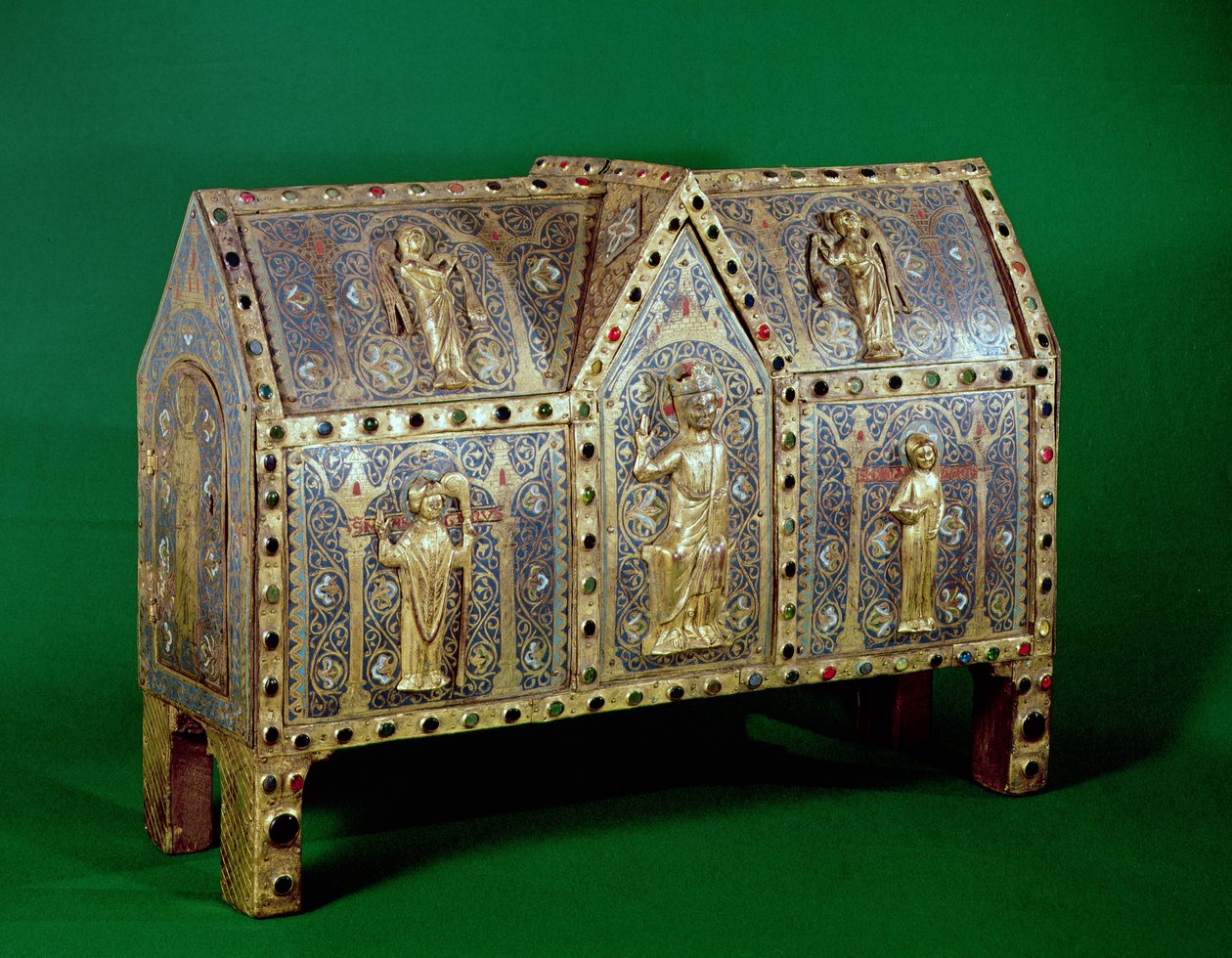 Arqueta relicario de San Calminio, Limoges de French School