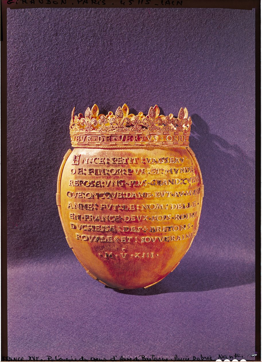 Relicario del Corazón de Ana de Bretaña (1477-1514) Duquesa de Bretaña, 1514 de French School