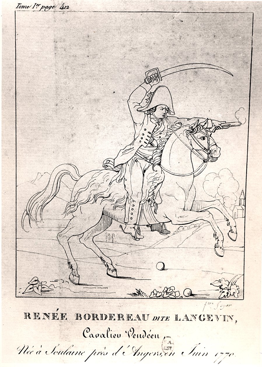 Renée Bordereau, llamada Langevin (1770-1828) de French School