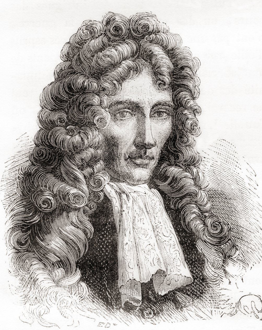 Robert William Boyle, filósofo natural, químico, físico e inventor anglo-irlandés, de Les Merveilles de la Science, pub.1870 de French School