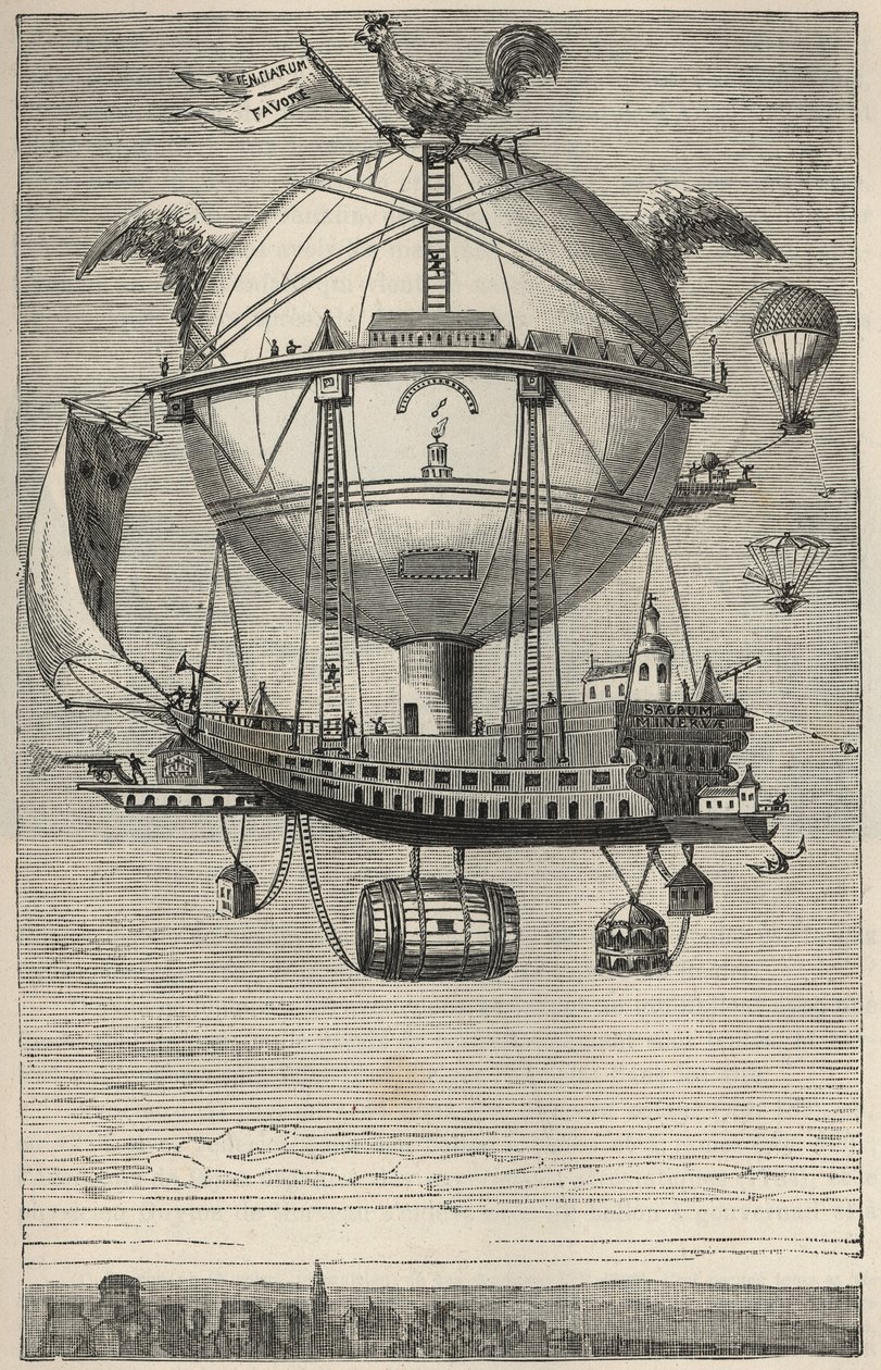 El globo Minerve de Robertson de French School