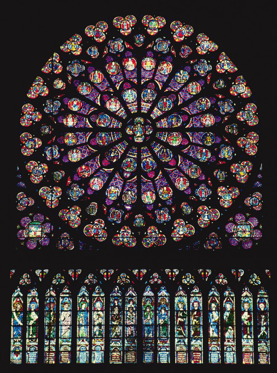 Rosetón, 1260 de French School
