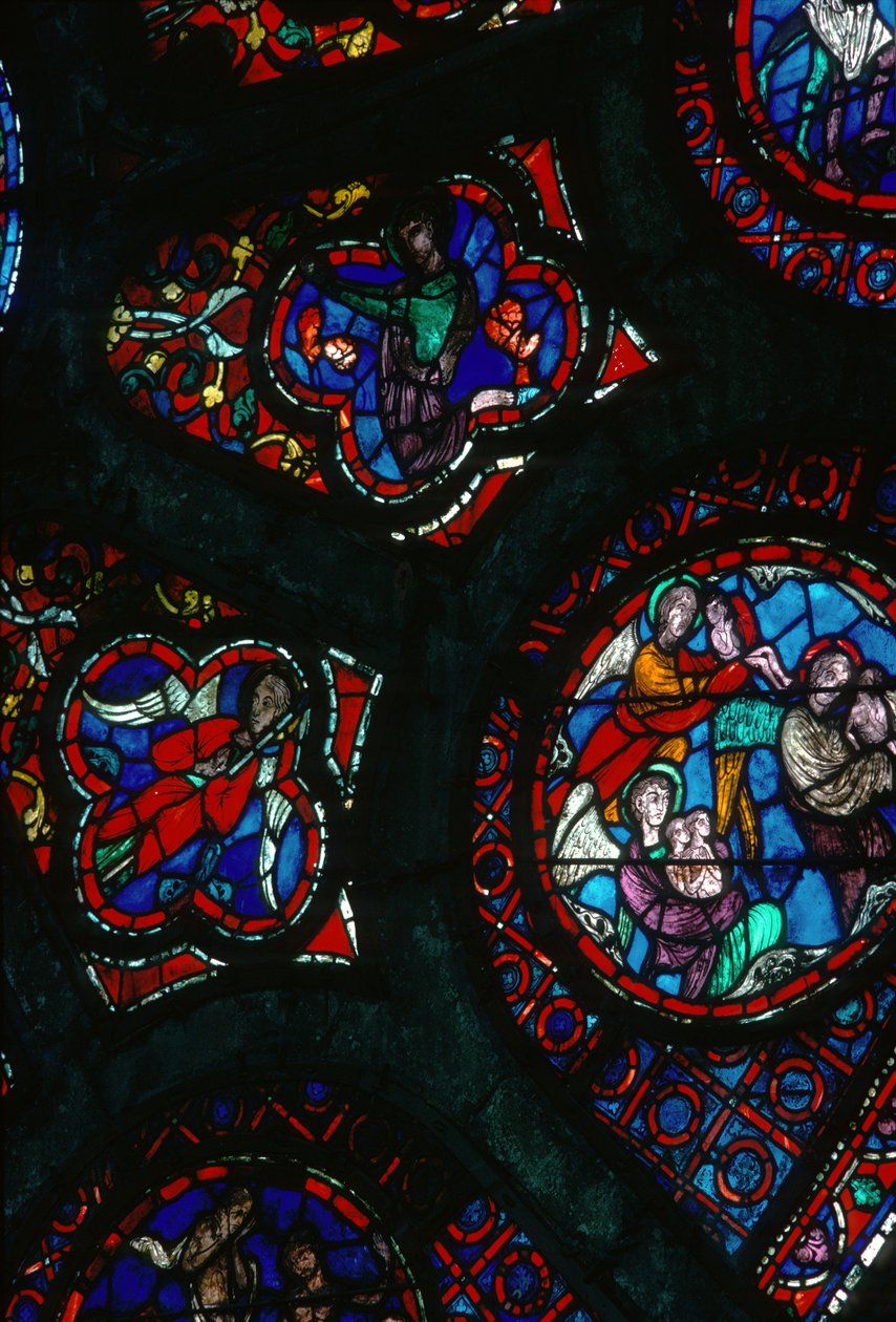 Detalle del rosetón de French School