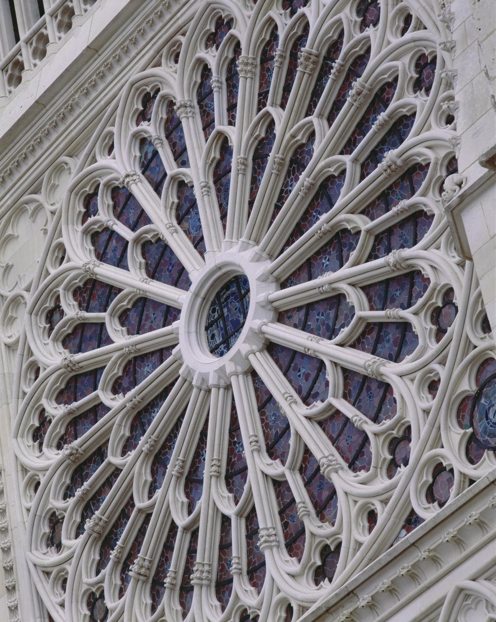 Rosetón de la fachada oeste, c.1270 de French School