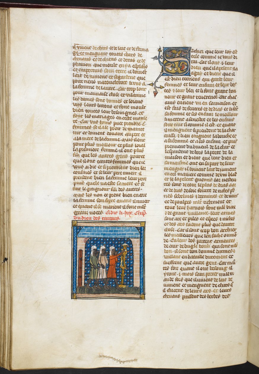 Real MS 19 D I, f.78v, Roman d