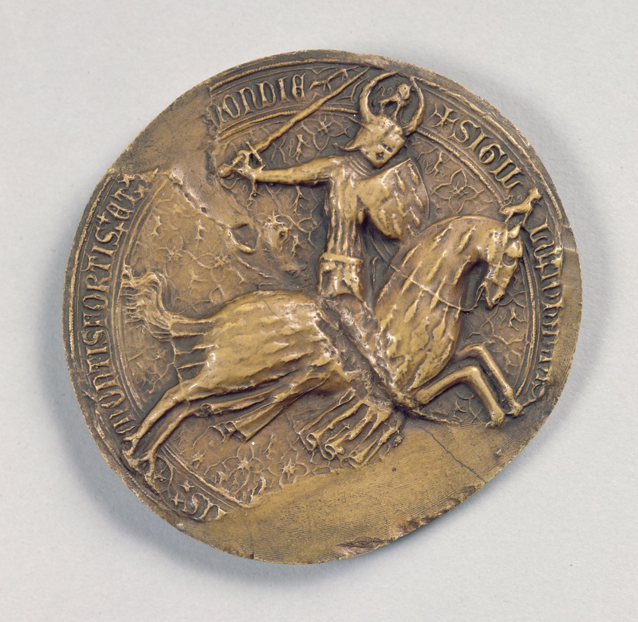 Sello de Jean IV el Valiente (1341-99) Duque de Bretaña de French School