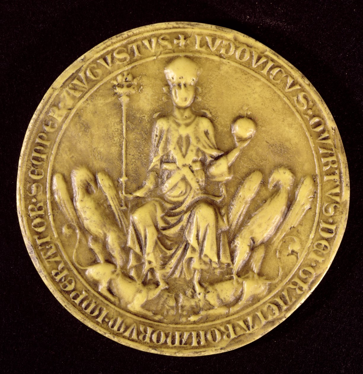 Sello de Luis IV de Baviera (1287-1347) siglo XIII-XIV de French School