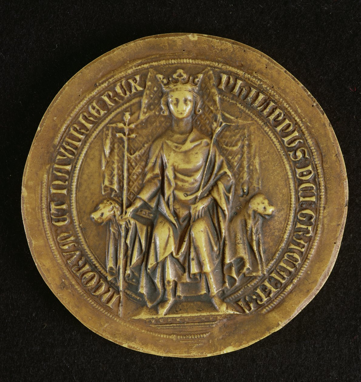 Sello de Felipe V (1294-1322) El Alto, 1317 de French School