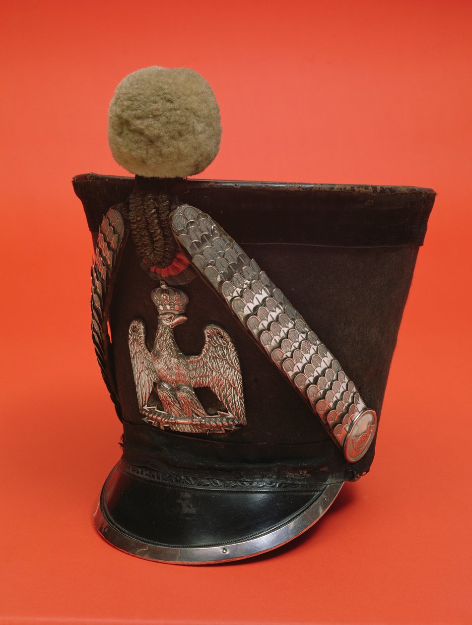 Shako de un lancero del ejército del Primer Imperio Francés, c.1804-1815 de French School