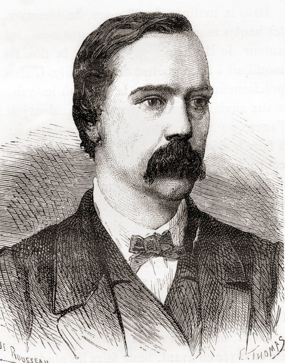 Sir Charles Tilston Bright, de Les Merveilles de la Science, publicado hacia 1870 (grabado). de French School