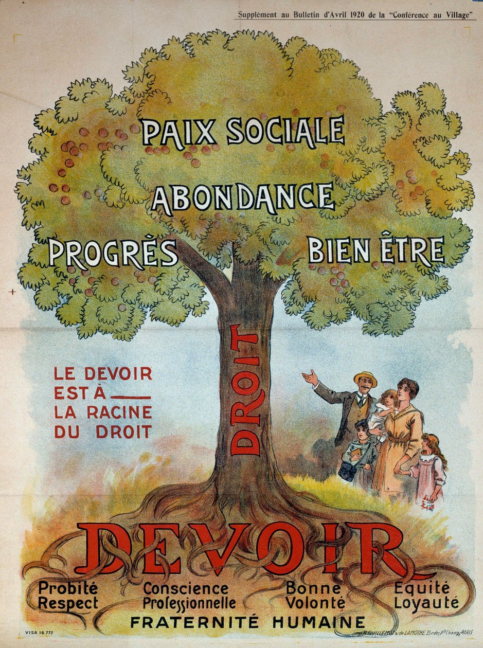 La sociedad francesa de entreguerras de French School