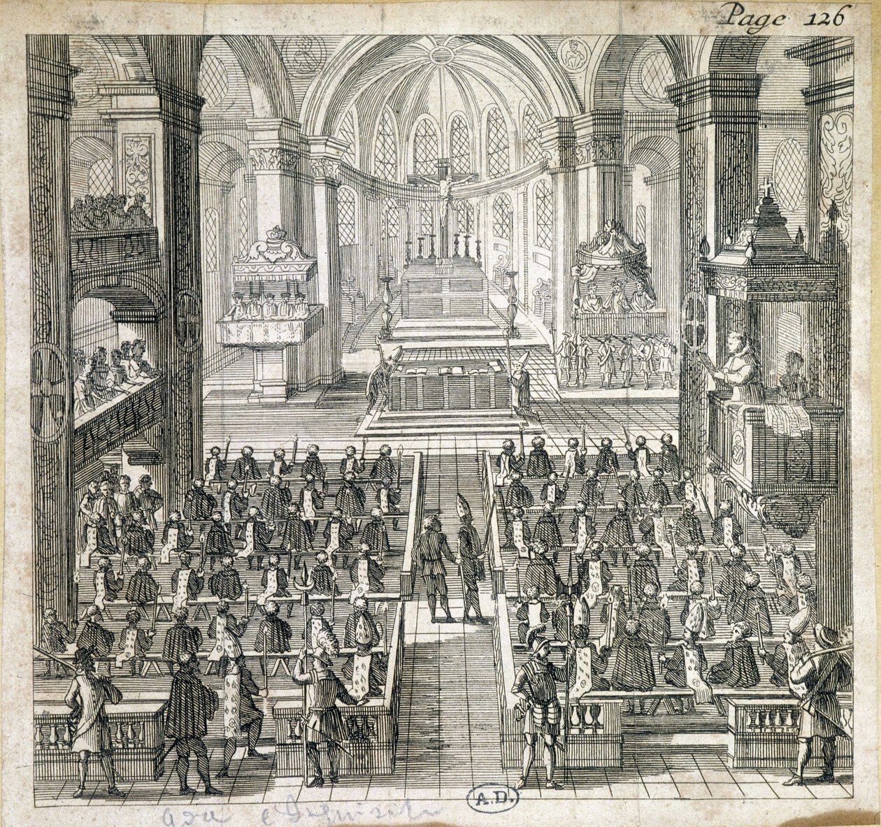 Ceremonia de la Inquisición española de French School