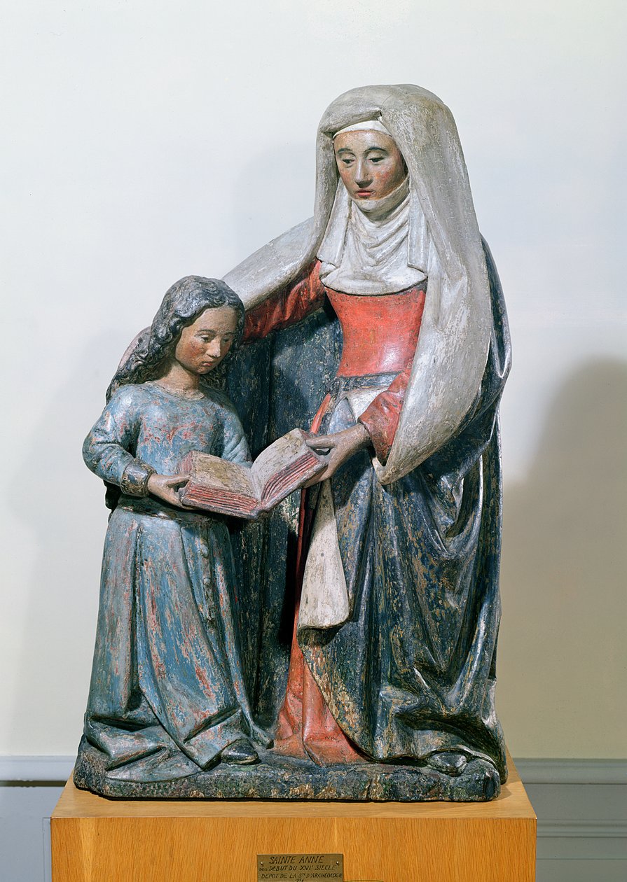 Santa Ana y la Virgen, 1500-30 de French School