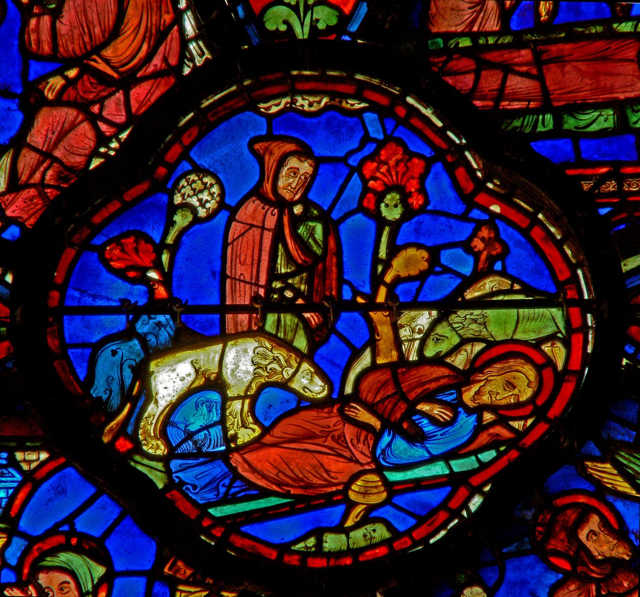San Antonio: observa leones en la tumba de San Pablo Ermitaño de French School