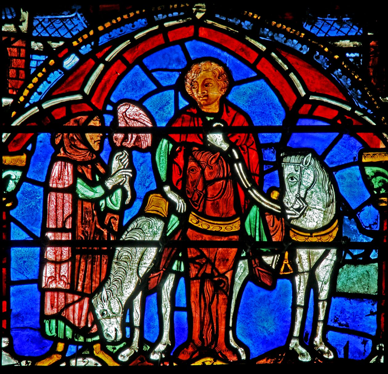 Ventana de San Cheron: cetrería de French School