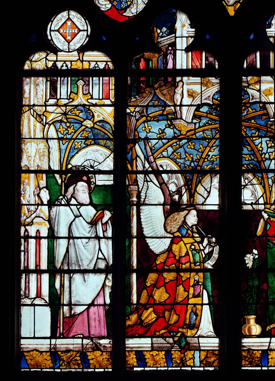 San Jaime y el Ángel de la Anunciación, de la Capilla de Jacques Coeur de French School