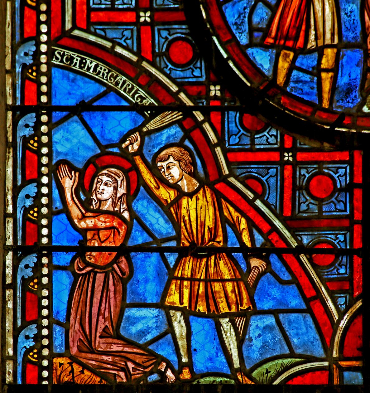 Historia de Santa Margarita: es golpeada por rechazar los avances de Olibrius de French School