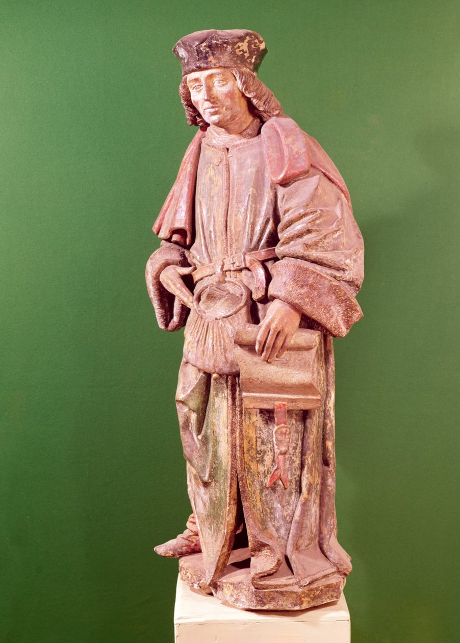 San Yves de Treguier (1253-1303), de la Iglesia de San Martín, Amiens de French School