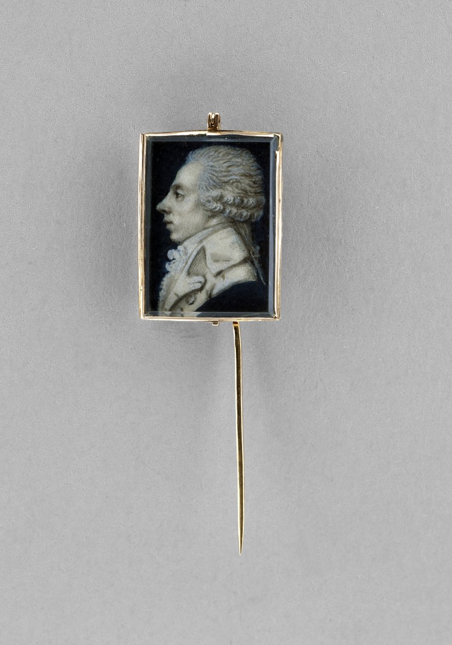 Alfiler con Retrato de un Hombre, c.1780 de French School