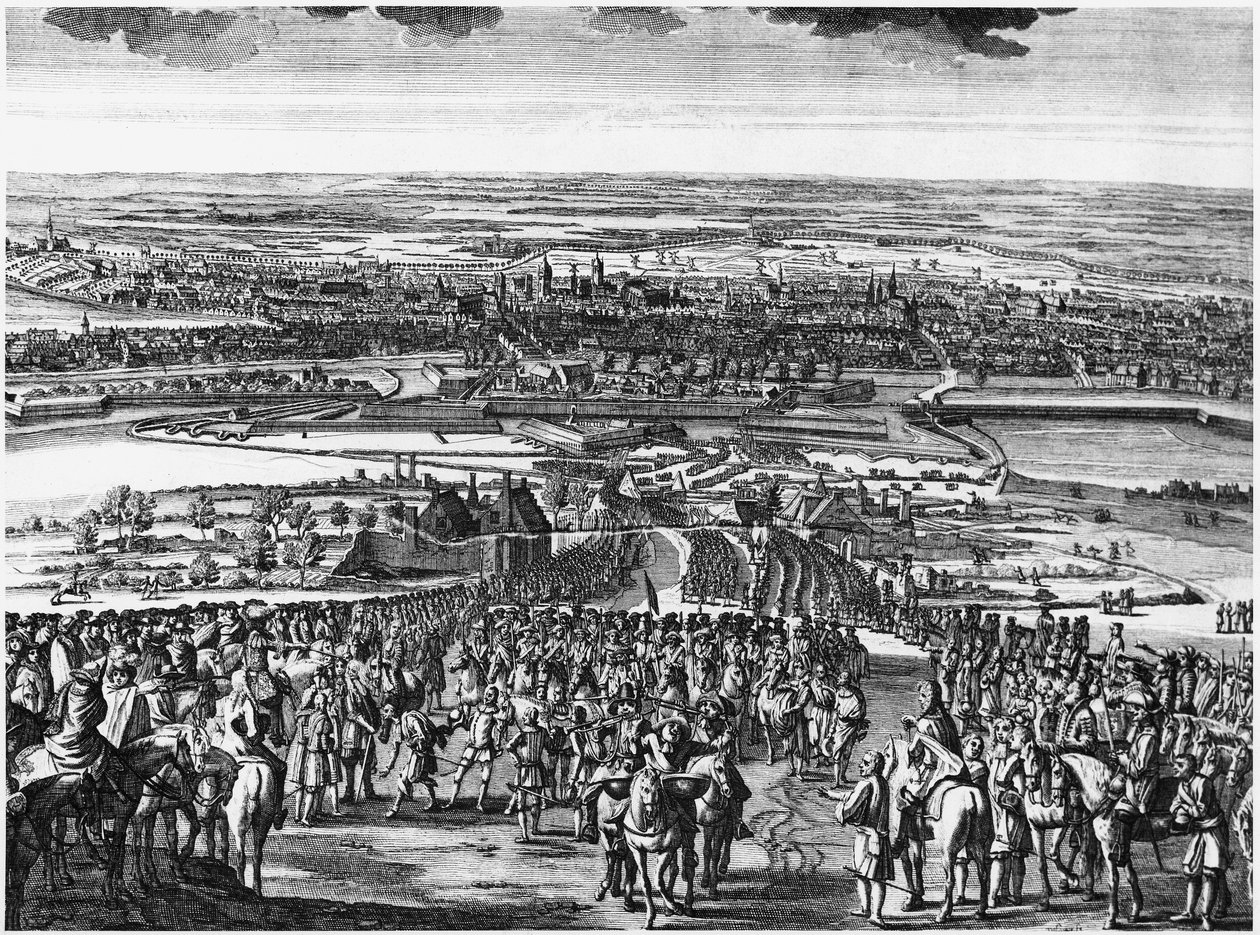 Rendición de la ciudad y la ciudadela de Gante, 1678 de French School