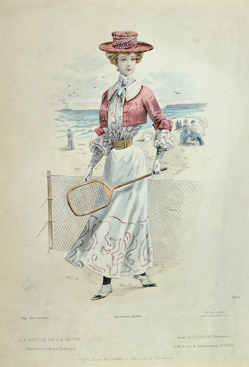 Conjunto de tenis, de "La Revue de la Mode de French School