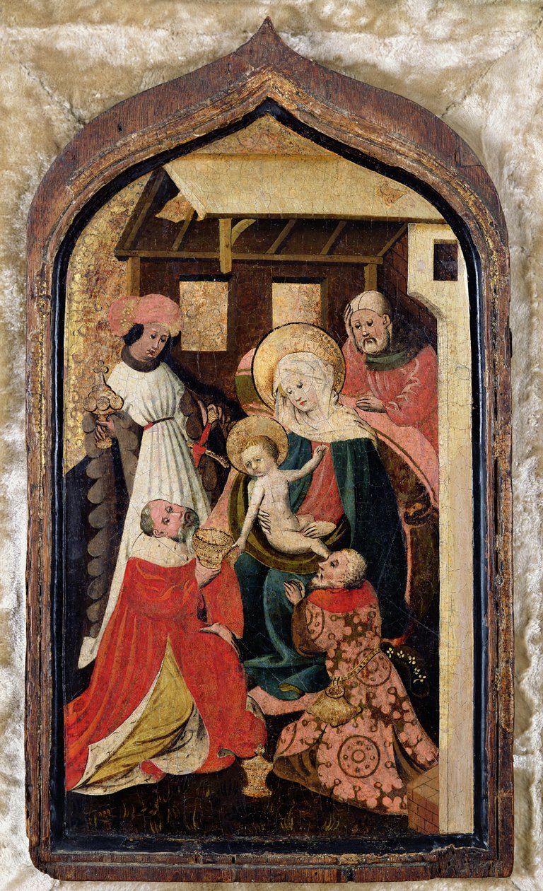 La Adoración de los Magos de French School