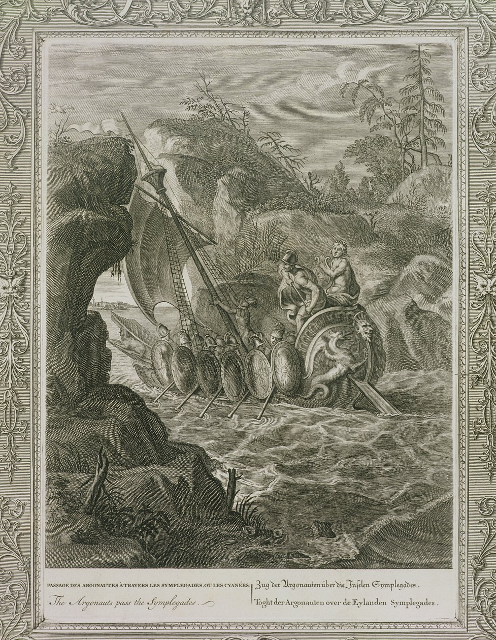 Los argonautas pasan las Simplégades de French School