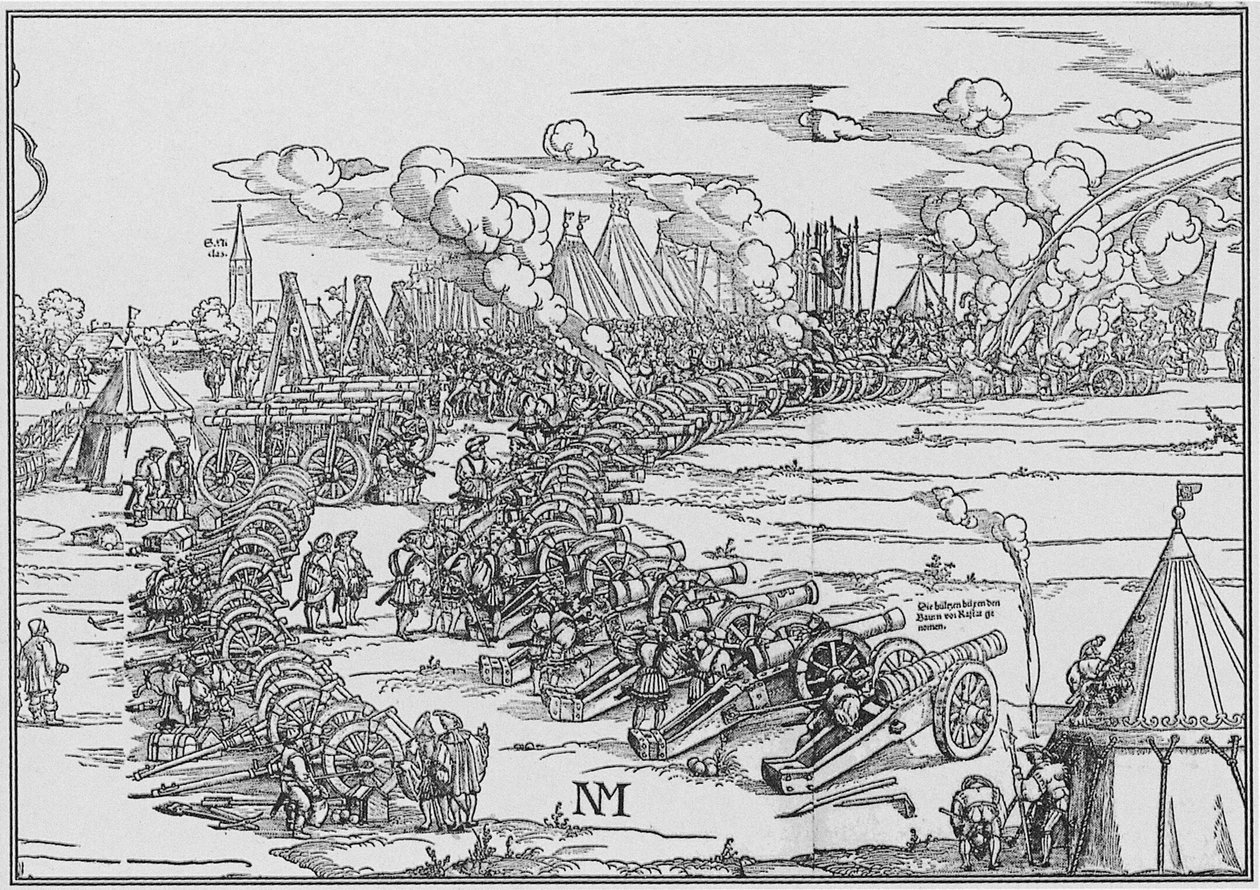 El Parque de Artillería de Carlos Quinto, 1530 de French School