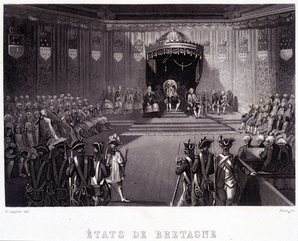 Asamblea de los Estados Generales de Bretaña y Vendée de French School