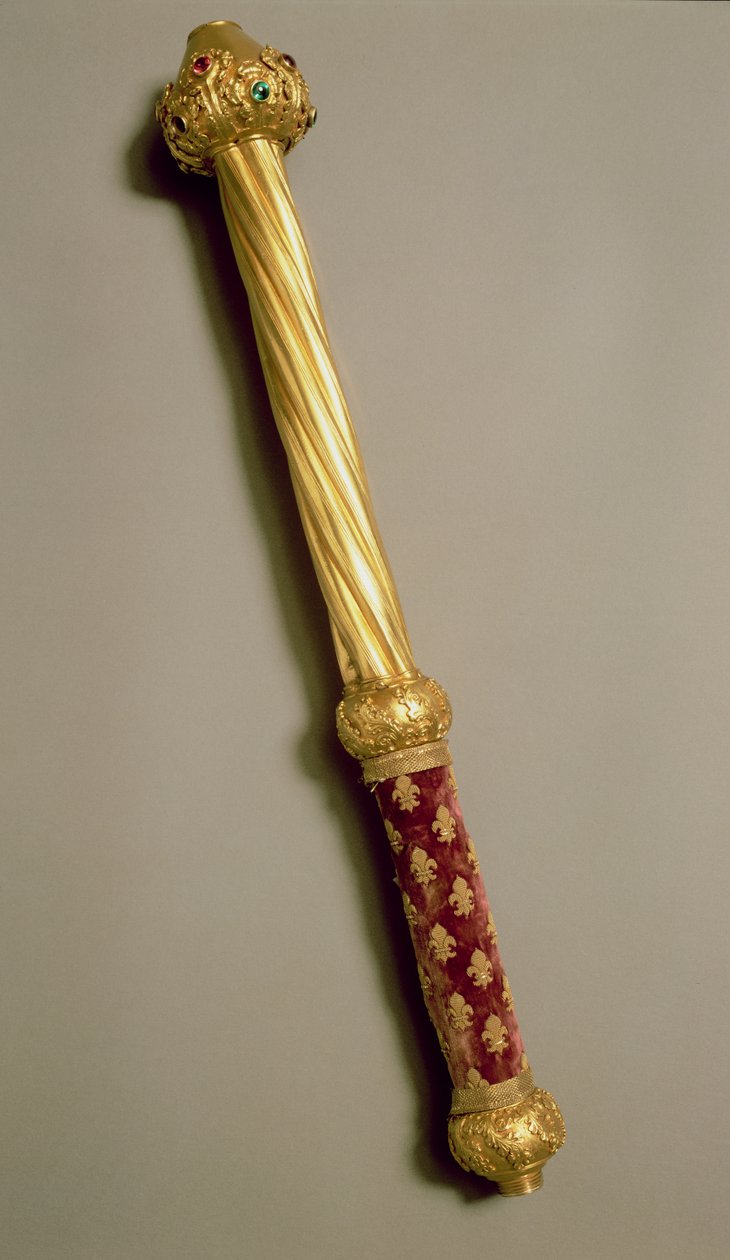 El bastón de Guillaume de Roquemont, 1384 de French School