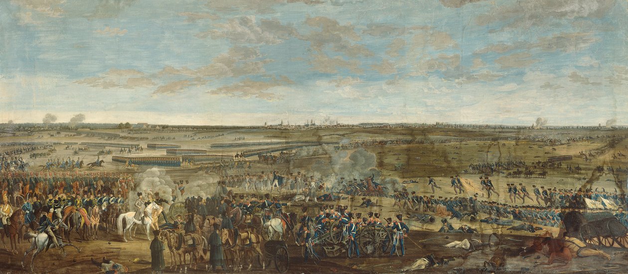 La batalla de Leipzig, 18 de octubre de 1813 de French School