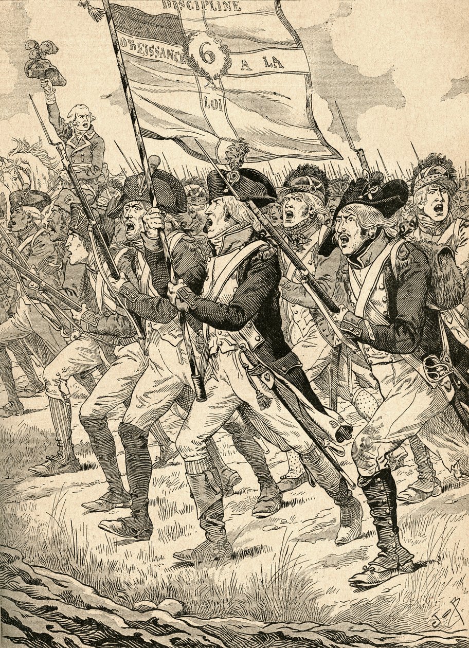 La batalla de Valmy de French School