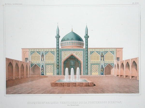 La Mezquita Azul, Ereván, Armenia de French School