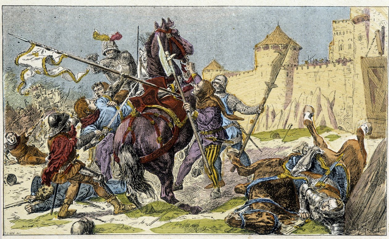 La captura de Juana de Arco (1430) de French School