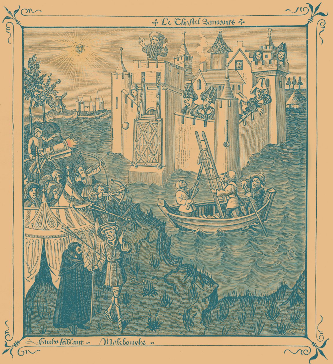 Los castillos de los amores de French School