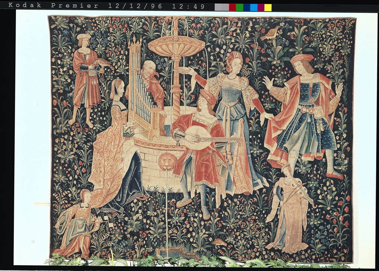El concierto en la fuente, taller del Loira, c.1570-80 de French School